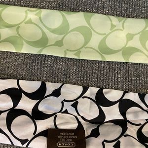 Beautiful Coach Twill Scarf!